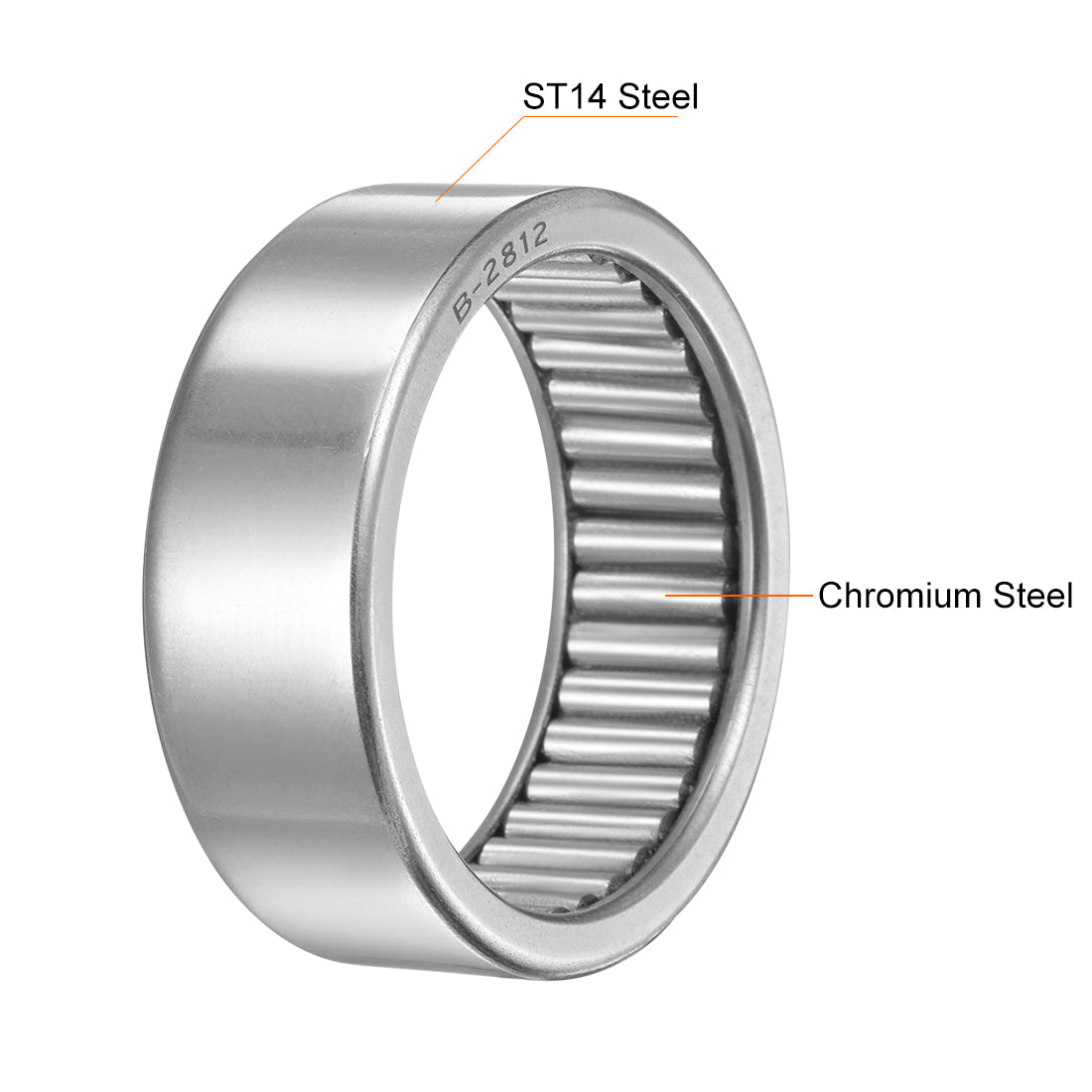 Harfington Needle Roller Bearings Open End Full Complement Steel Drawn Cup