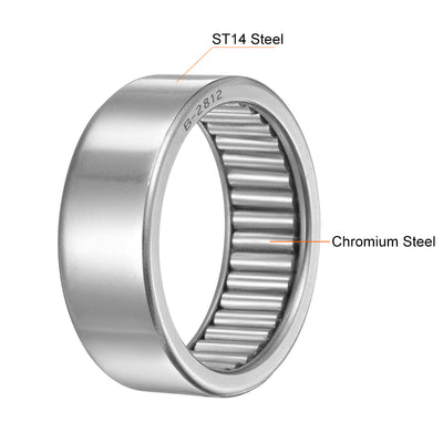 Harfington Needle Roller Bearings Open End Full Complement Steel Drawn Cup