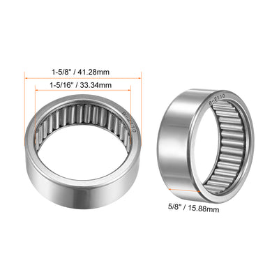 Harfington Needle Roller Bearings Open End Full Complement Steel Drawn Cup