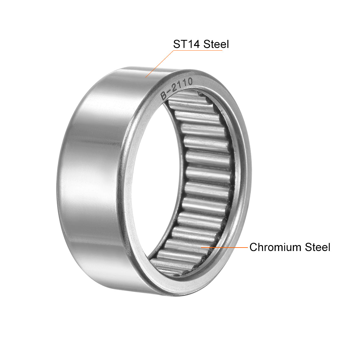Harfington Needle Roller Bearings Open End Full Complement Steel Drawn Cup