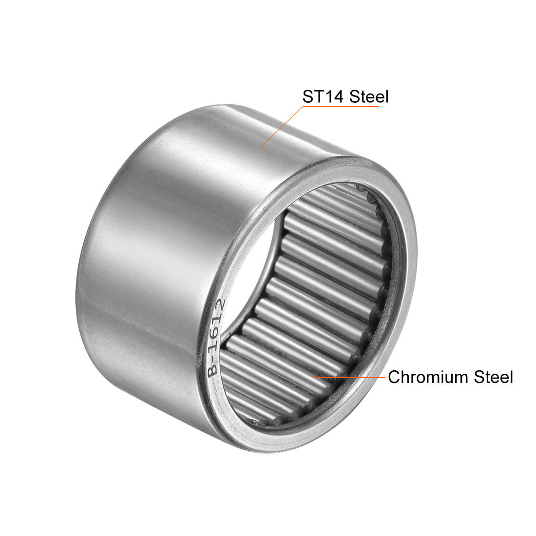 Harfington Needle Roller Bearings Open End Full Complement Steel Drawn Cup