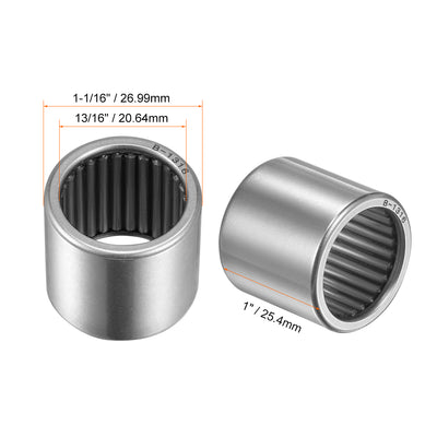 Harfington Needle Roller Bearings Open End Full Complement Steel Drawn Cup
