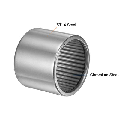 Harfington Needle Roller Bearings Open End Full Complement Steel Drawn Cup