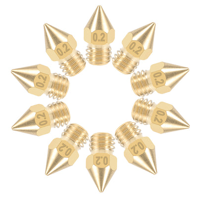 Harfington 3D Printer Nozzle Head Thread for MK10 1.75mm Extruder Print