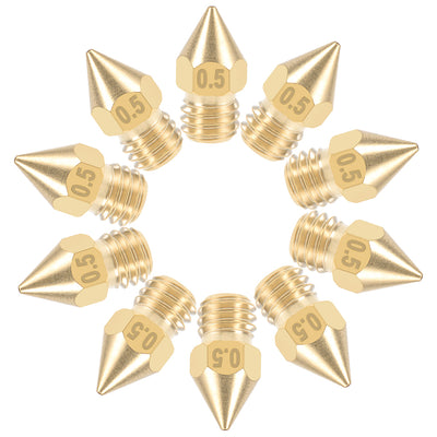 Harfington 3D Printer Nozzle Head Thread for MK10 1.75mm Extruder Print