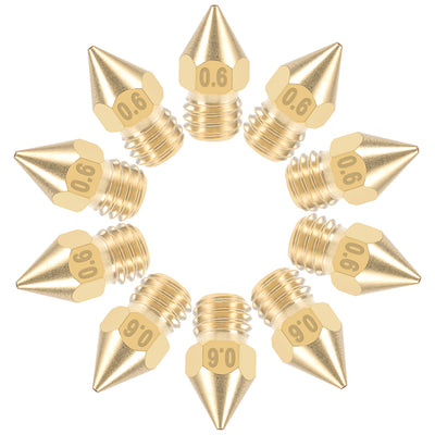 Harfington 3D Printer Nozzle Head Thread for MK10 1.75mm Extruder Print