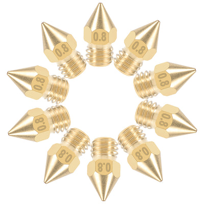 Harfington 3D Printer Nozzle Head Thread for MK10 1.75mm Extruder Print