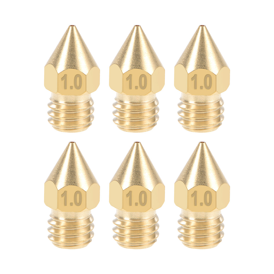 Harfington 3D Printer Nozzle Head Thread Replacement for MK8 1.75mm Extruder Print