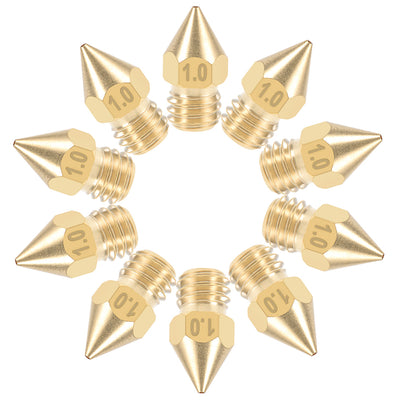 Harfington 3D Printer Nozzle Head Thread for MK10 1.75mm Extruder Print