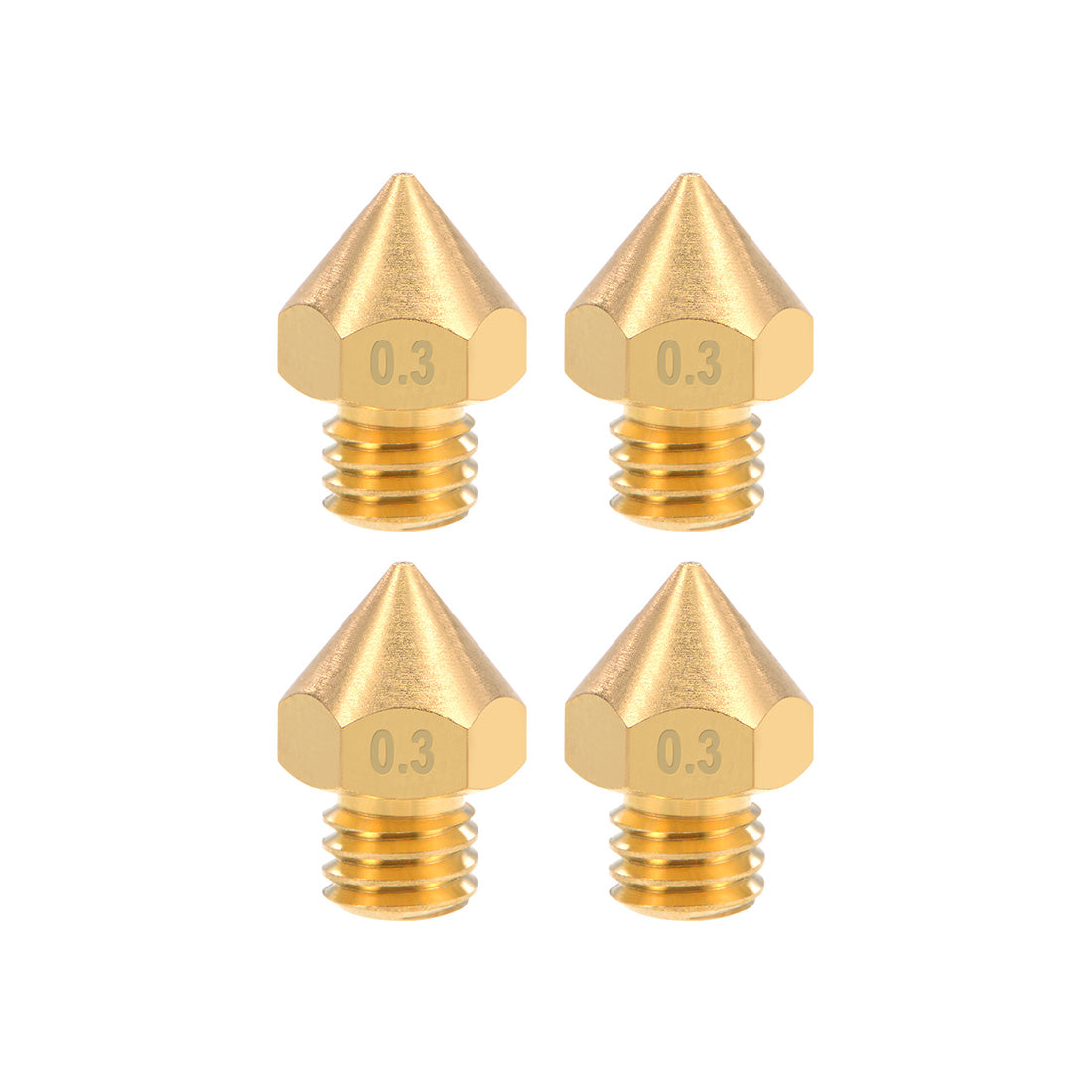 Harfington 3D Printer Nozzle Replacement for MK10 1.75mm Extruder Print