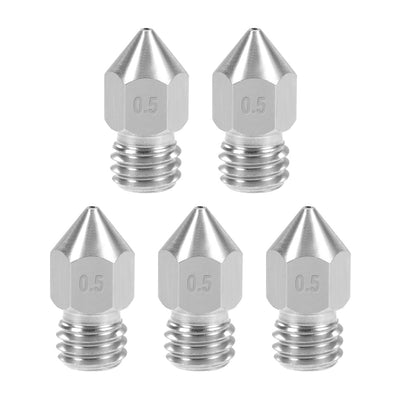 Harfington 3D Printer Nozzles Head Thread Replacement for MK8 1.75mm Extruder Print