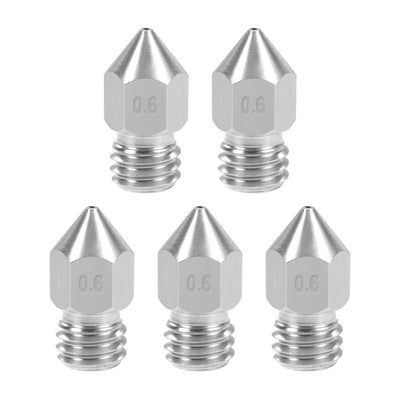 Harfington 3D Printer Nozzles Head Thread Replacement for MK8 1.75mm Extruder Print
