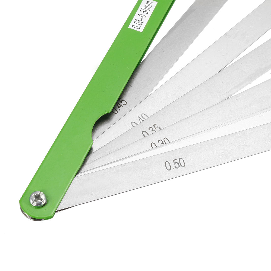 Harfington Measure Feeler Gauge Gage 200mm Long Stainless Steel 14 Leaves 0.05mm-0.5mm Gap Thick