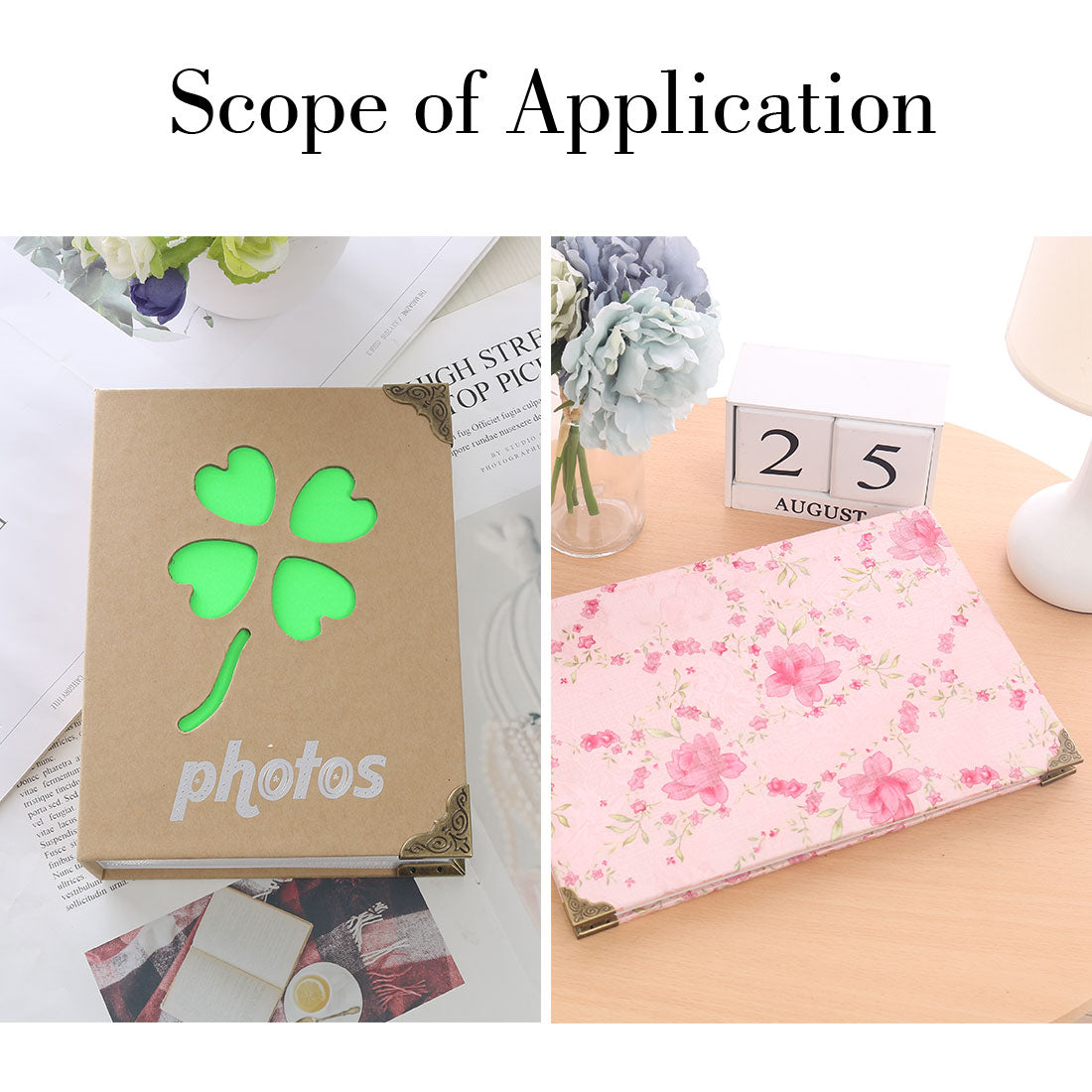 Harfington 12pcs Box Corner Protector Vintage Guard Edge Covers Albums Corner Decor