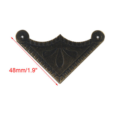 Harfington 16pcs Box Corner Protectors Vintage Guard Edge Cover Furniture Legs Protector