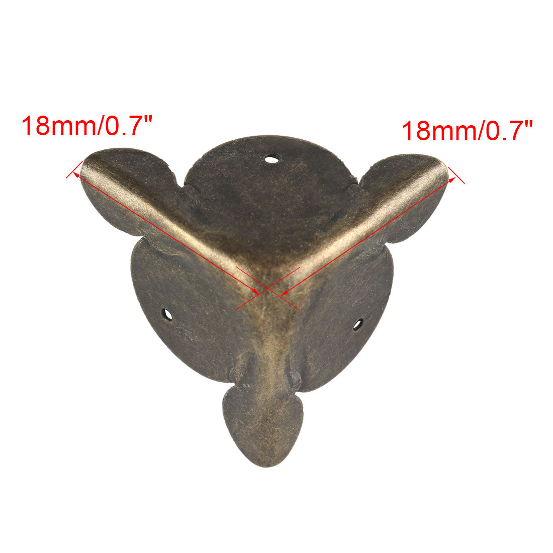 Harfington 16pcs Box Corner Protectors Vintage Triangle Frame Furniture Protector