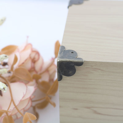 Harfington 16pcs Box Corner Protectors Vintage Triangle Frame Furniture Protector