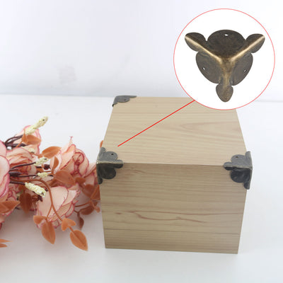 Harfington 16pcs Box Corner Protectors Vintage Triangle Frame Furniture Protector