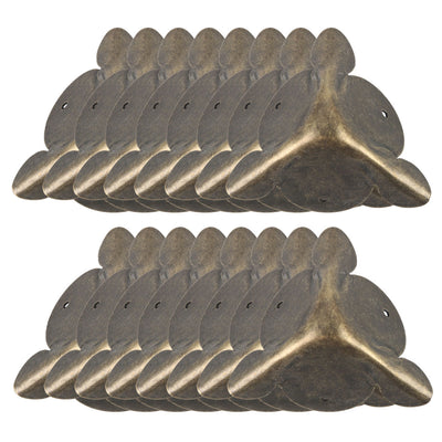 Harfington 16pcs Box Corner Protectors Vintage Triangle Frame Furniture Protector