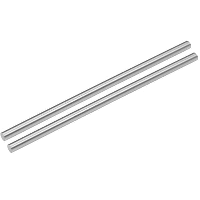 Harfington HSS Lathe Round Rod Solid Shaft Bar 150mm Length 2Pcs