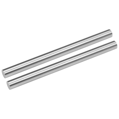 Harfington HSS Lathe Round Rod Solid Shaft Bar 150mm Length 2Pcs