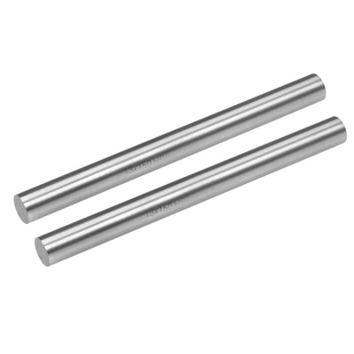 Harfington HSS Lathe Round Rod Solid Shaft Bar 150mm Length 2Pcs