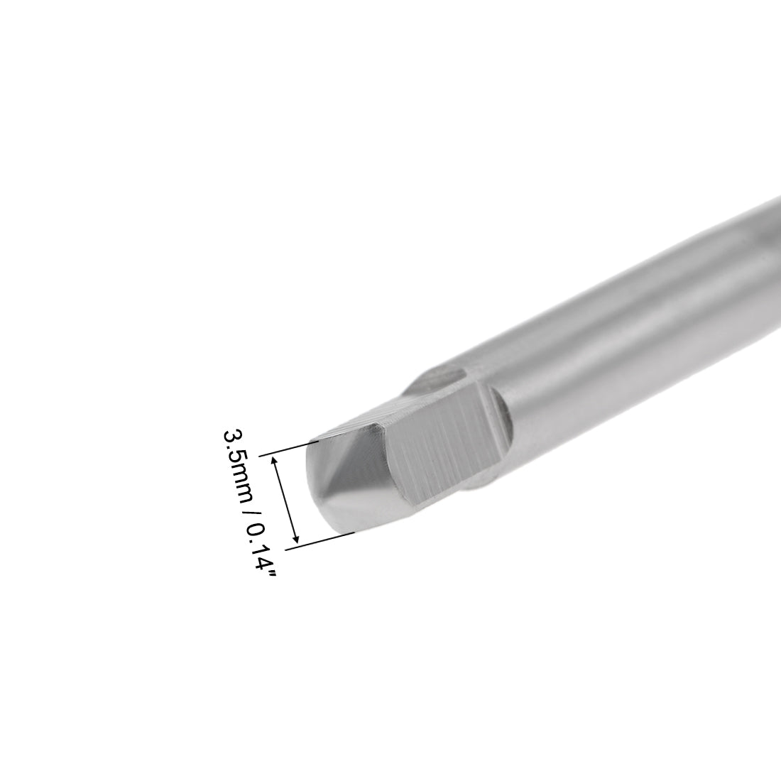 Harfington Machine Tap 8-32 UNC Thread 2B Class 3 Flutes High Speed Steel 2pcs