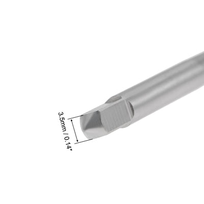 Harfington Machine Tap 8-32 UNC Thread 2B Class 3 Flutes High Speed Steel 2pcs