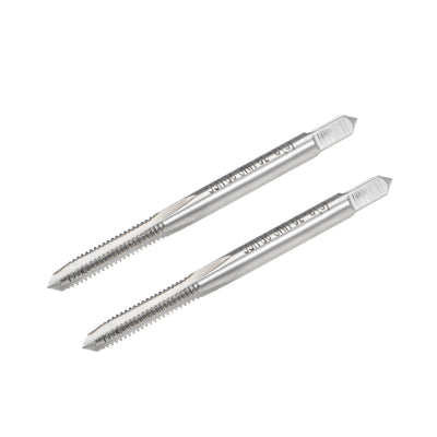 Harfington Machine Tap 8-32 UNC Thread 2B Class 3 Flutes High Speed Steel 2pcs