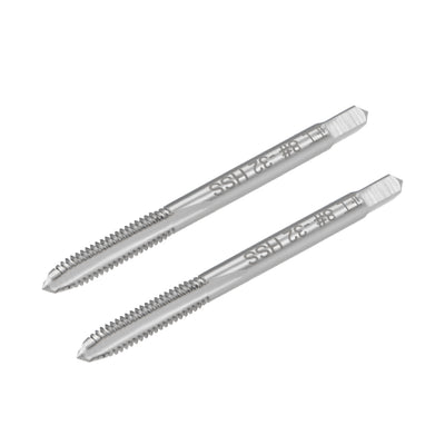 Harfington Machine Tap 8-32UNC Thread 2B Class 3 Flutes High Speed Steel 2pcs