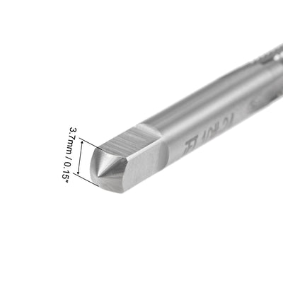 Harfington Machine Tap 10-24 UNC Thread 2B Class 3 Flutes High Speed Steel 3pcs