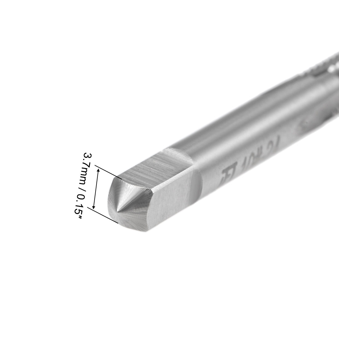 Harfington Machine Tap 10-24 UNC Thread 2B Class 3 Flutes High Speed Steel 5pcs