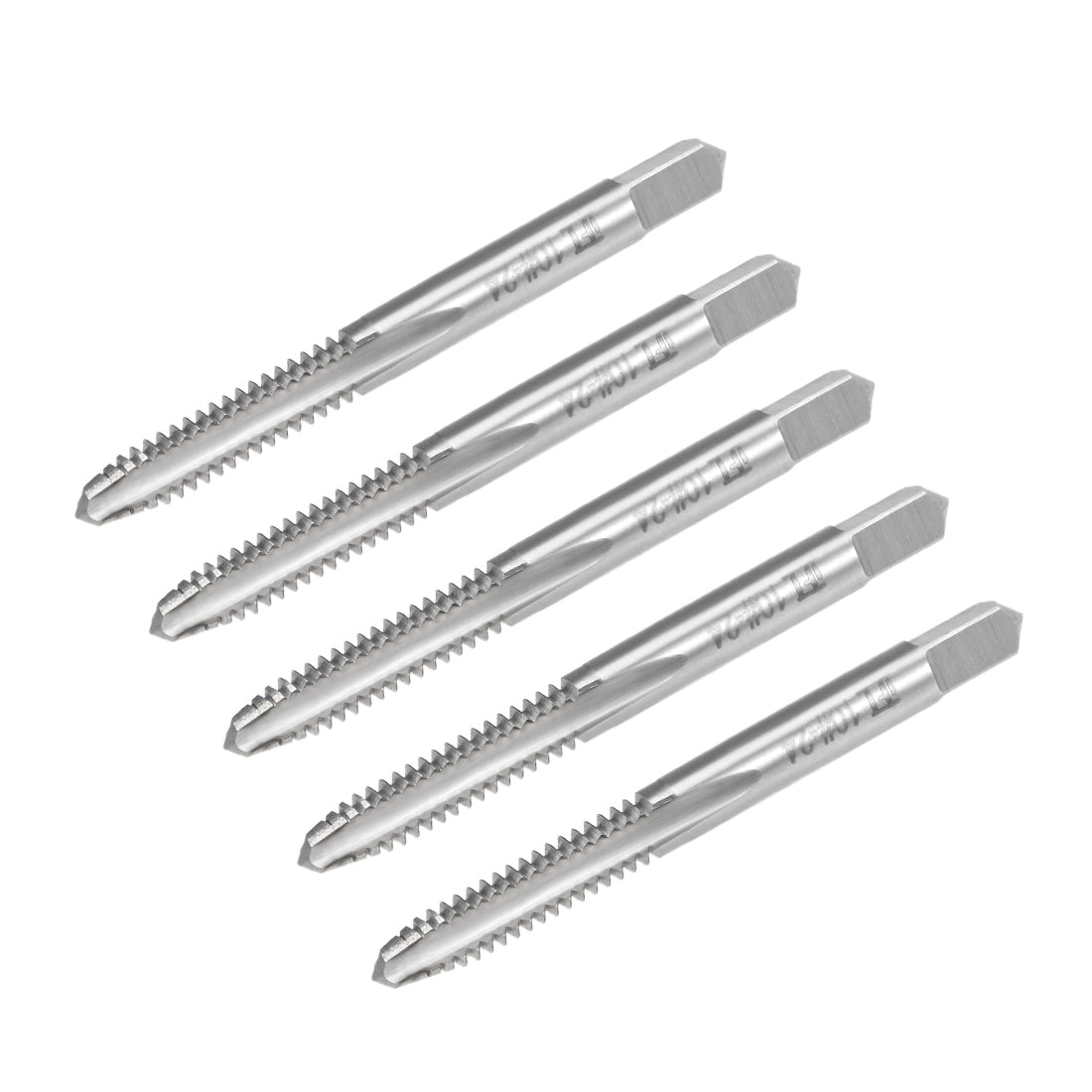Harfington Machine Tap 10-24 UNC Thread 2B Class 3 Flutes High Speed Steel 5pcs