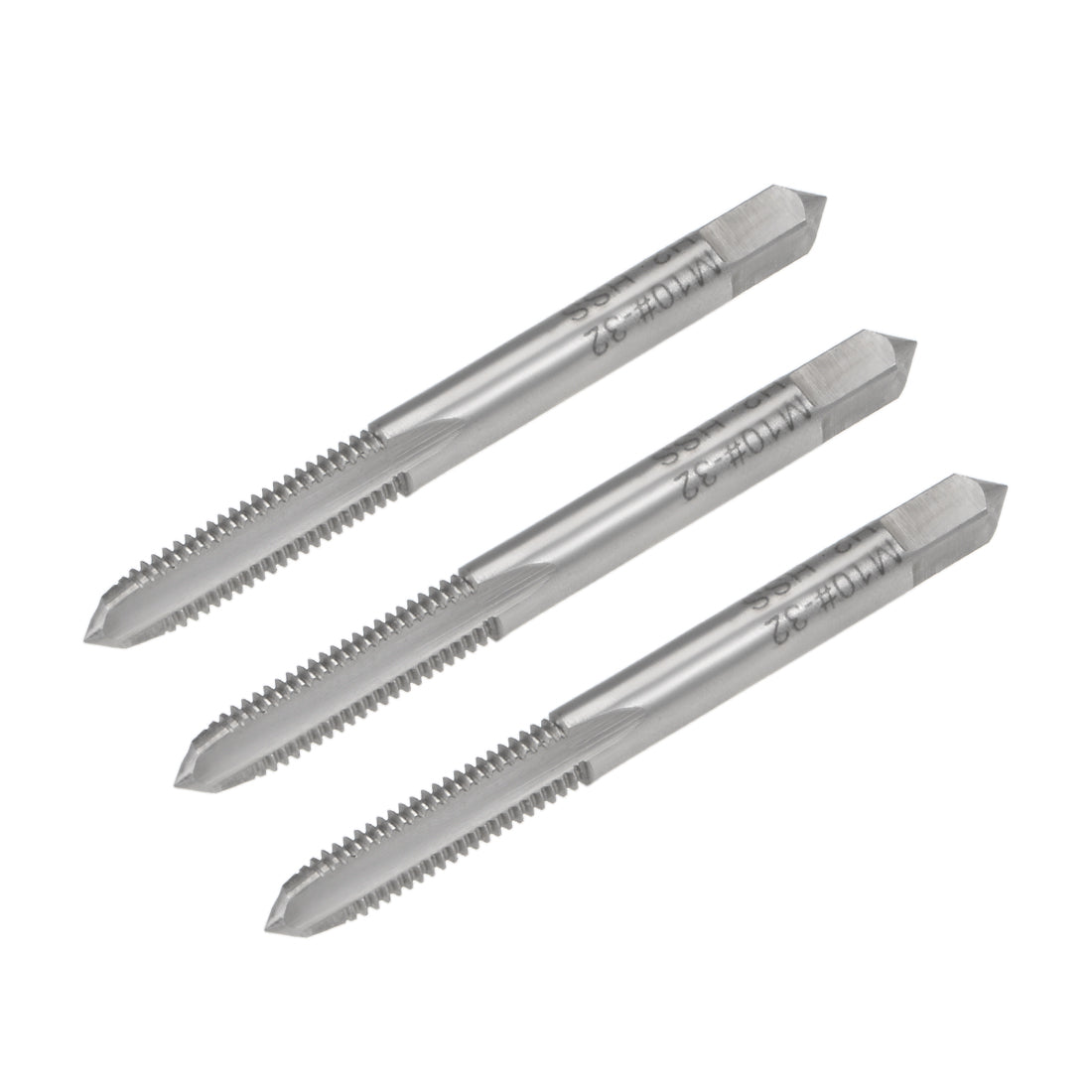 Harfington Machine Tap 10-32 UNF Thread H2 Class 3 Flutes High Speed Steel 3pcs