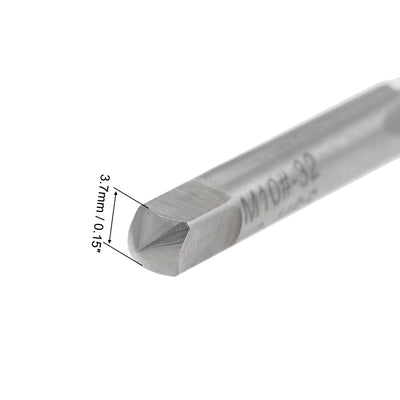 Harfington Machine Tap 10-32 UNF Thread H2 Class 3 Flutes High Speed Steel 5pcs