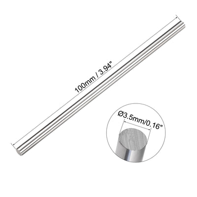 Harfington Tungsten Steel Lathe Round Rod 100mm Length