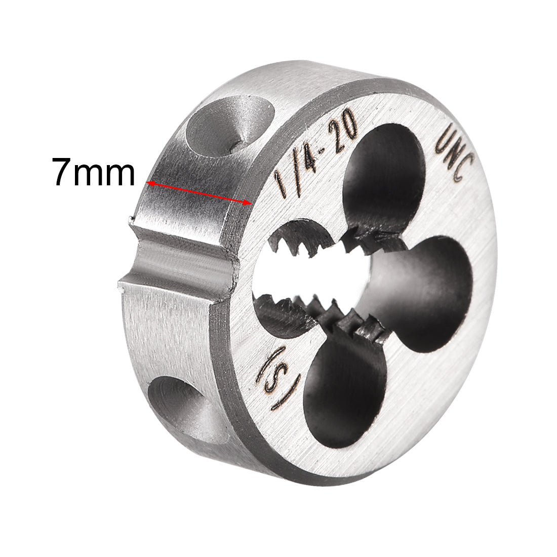 Harfington 1/4-20 UNC Round Dies Machine Thread Threading Dies 0.8" OD Tool Steel