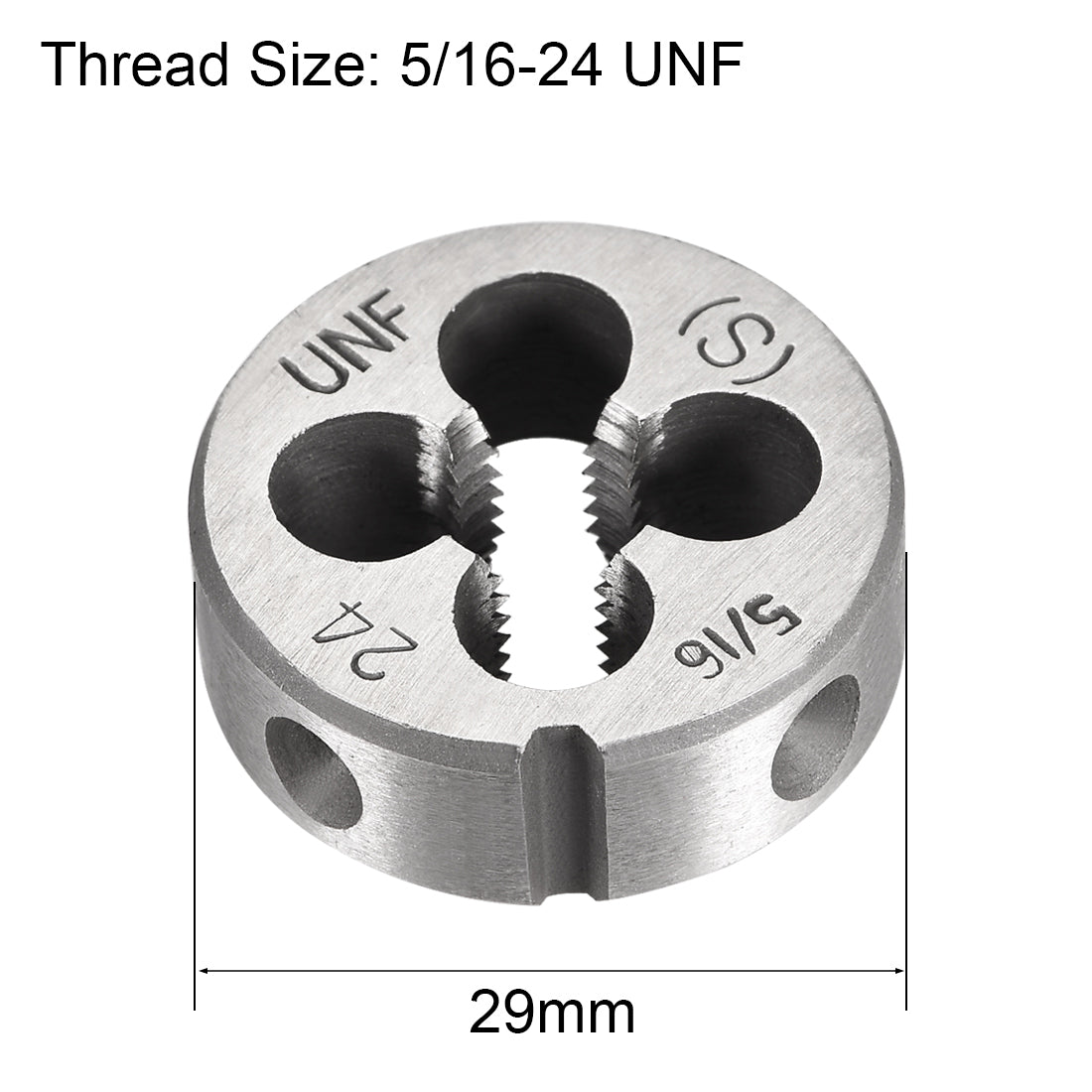 Harfington 5/16-24 UNF Round Dies Machine Thread Threading Dies 1.0" OD Tool Steel