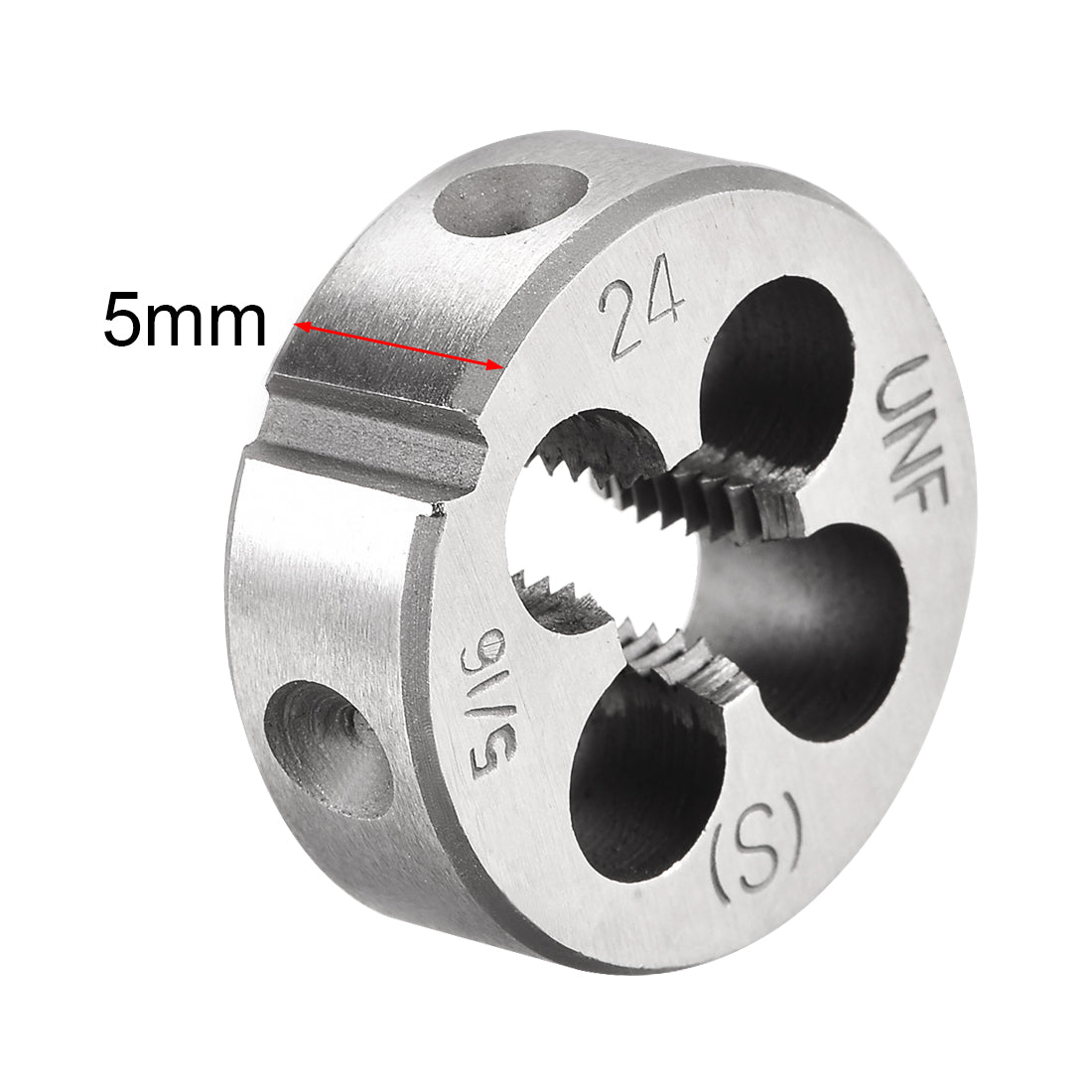 Harfington 5/16-24 UNF Round Dies Machine Thread Threading Dies 1.0" OD Tool Steel