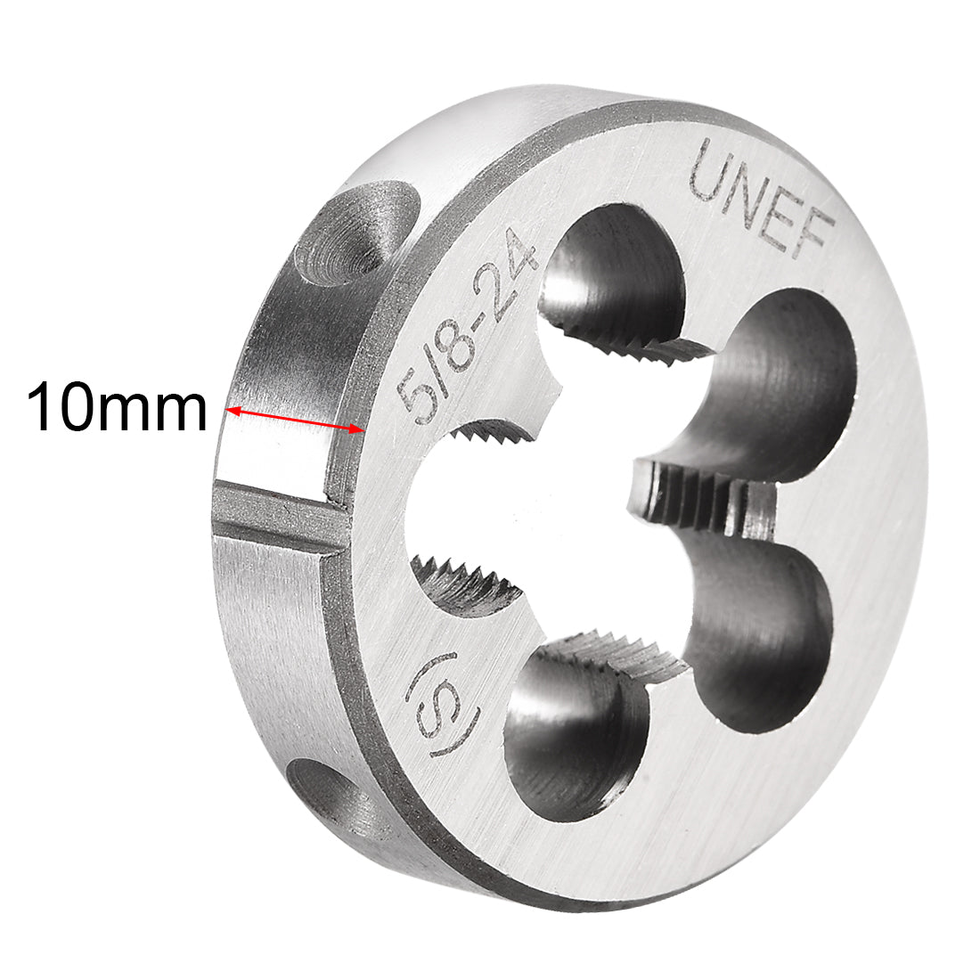 Harfington 5/8-24 UNEF Round Dies Machine Thread Threading Dies 1.5" OD Tool Steel