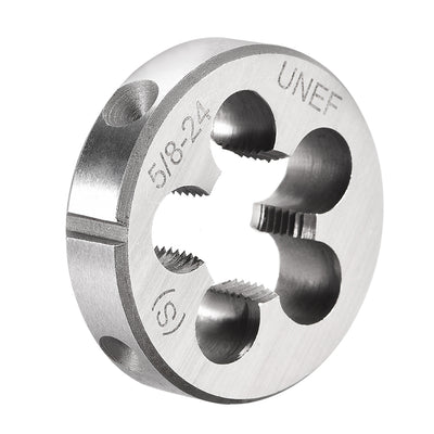 Harfington 5/8-24 UNEF Round Dies Machine Thread Threading Dies 1.5" OD Tool Steel