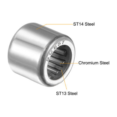 Harfington Needle Roller Bearings, Open End Stamping Steel Drawn Cup Inch