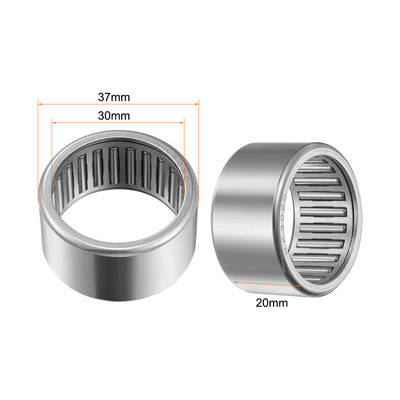 Harfington Needle Roller Bearings, Open End Stamping Steel Drawn Cup, Metric
