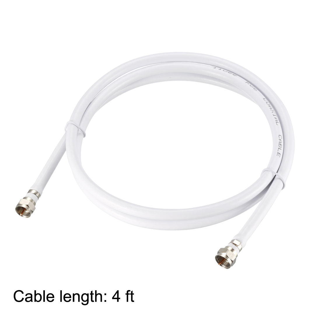 Harfington RG6 Coaxial Cable With F Type Male to F Type Male Connectors