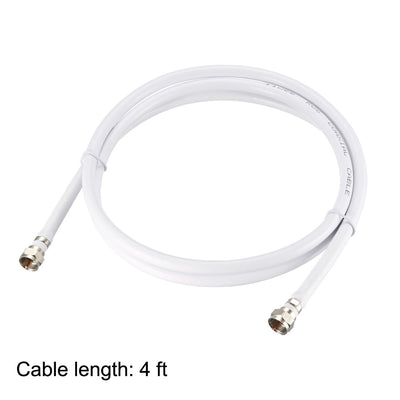 Harfington RG6 Coaxial Cable With F Type Male to F Type Male Connectors