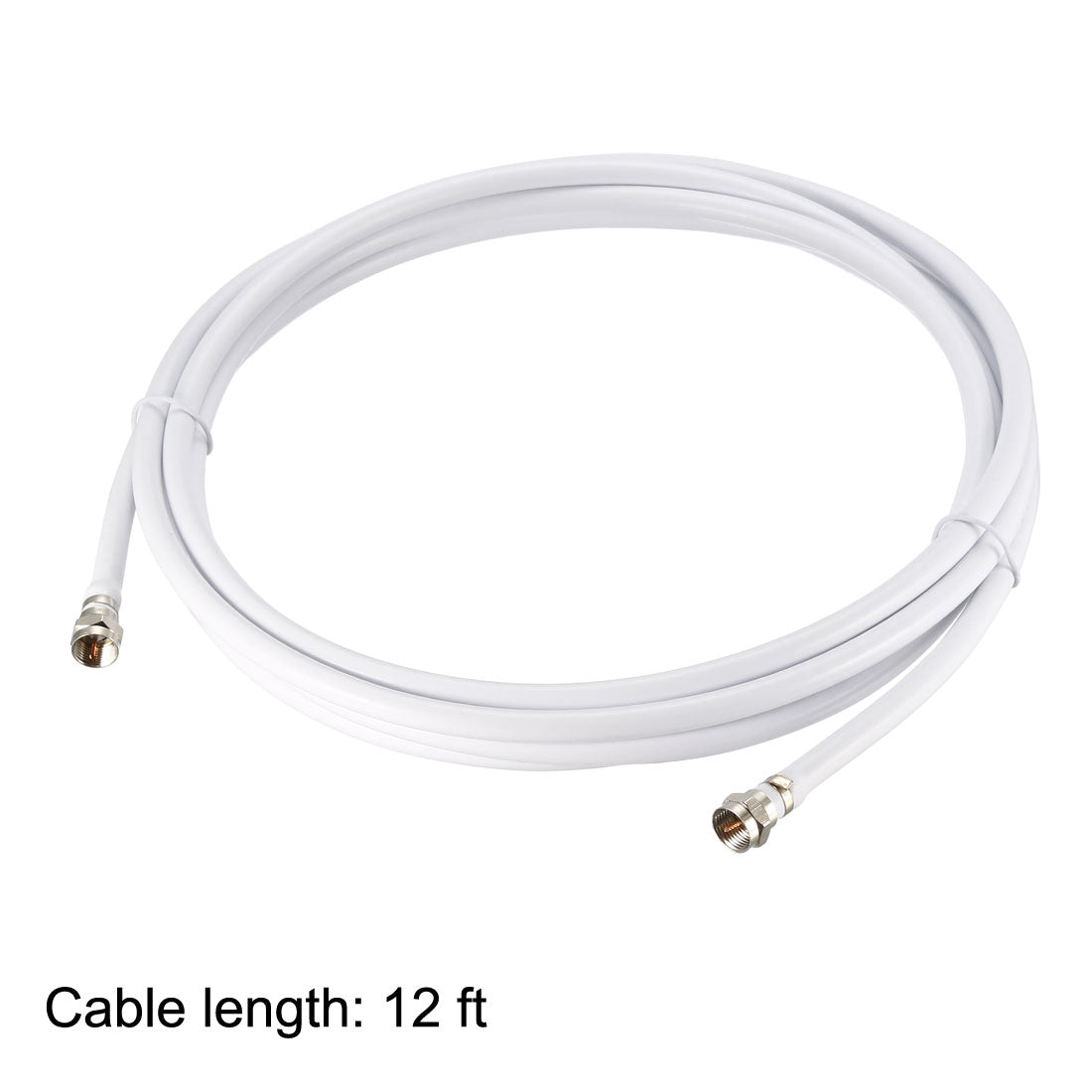 Harfington RG6 Coaxial Cable With F Type Male to F Type Male Connectors