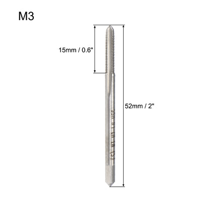 Harfington Metric Machine Tap Left  H2 Accuracy 3 Flutes High Speed Steel