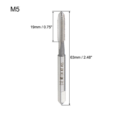 Harfington Metric Machine Tap Left  H2 Accuracy 3 Flutes High Speed Steel