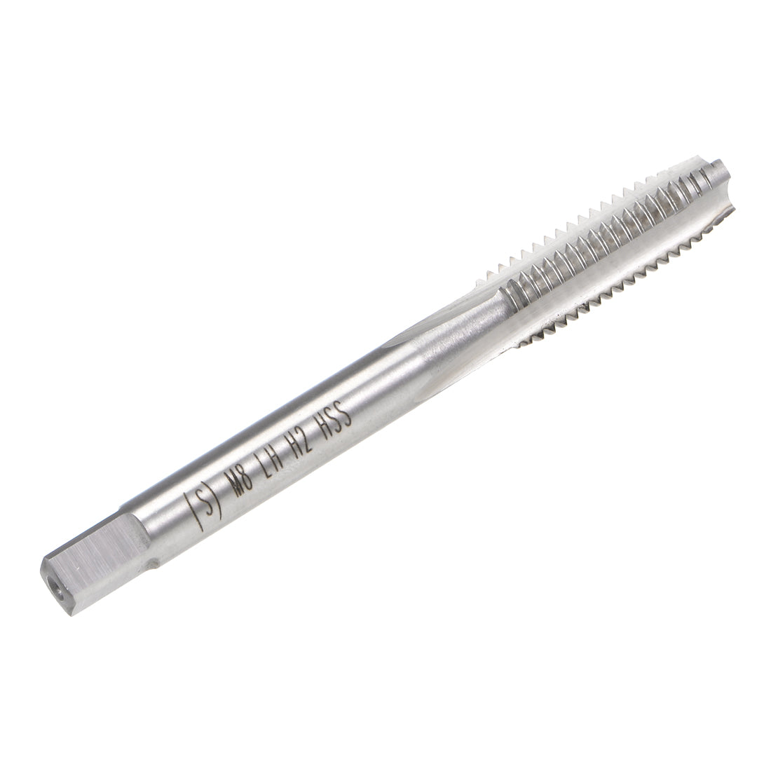 Harfington Metric Machine Tap Left M8 Thread 1.25 Pitch H2 3 Flutes High Speed Steel