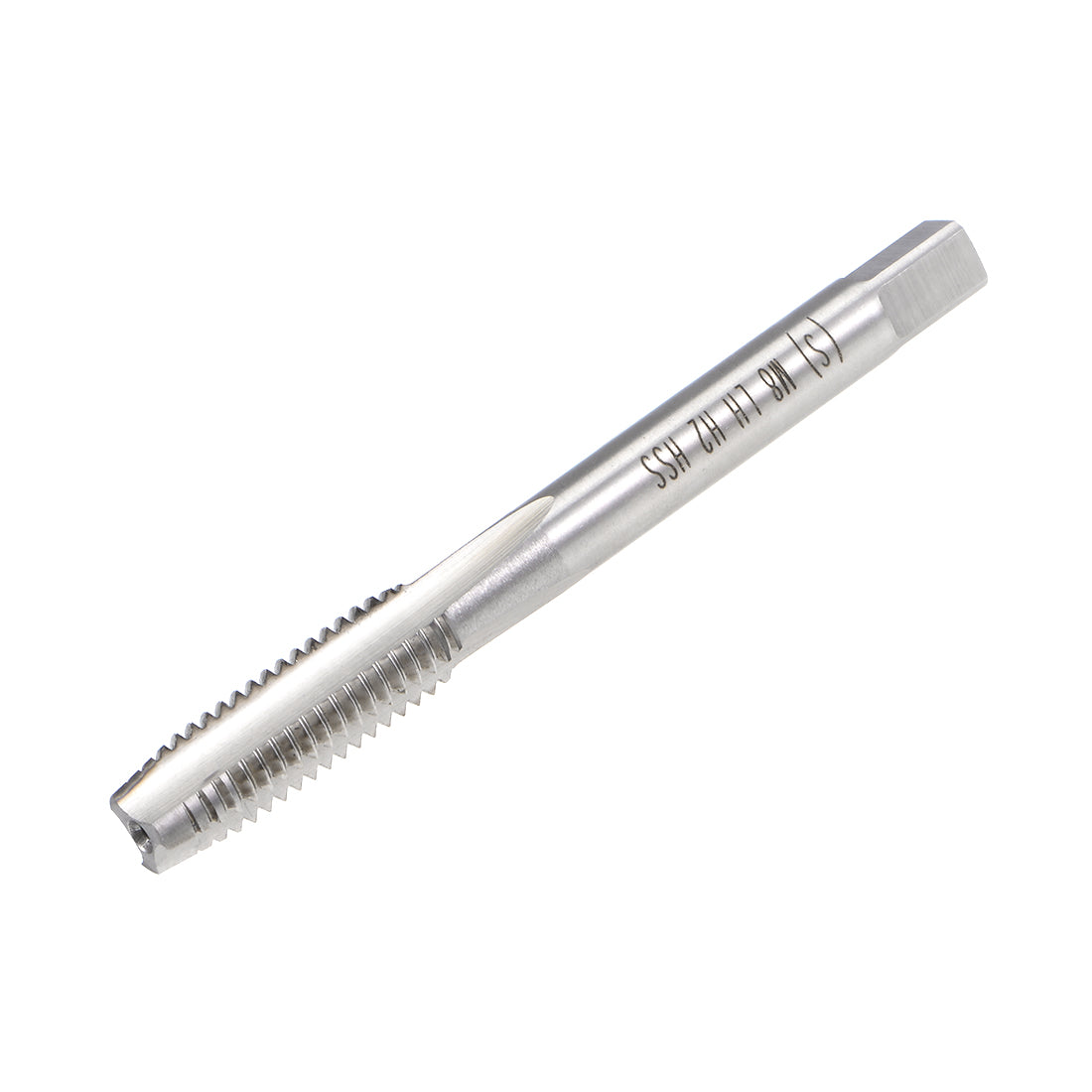 Harfington Metric Machine Tap Left M8 Thread 1.25 Pitch H2 3 Flutes High Speed Steel